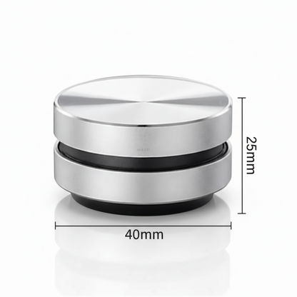 Silver cylindrical object with dimensions labeled on a white background